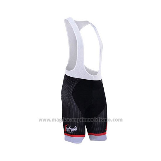 2020 Abbigliamento Ciclismo Segafredo Zanetti Bianco Nero Manica Corta e Salopette